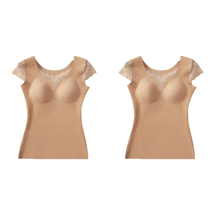 YUZHAOLIN Undershirt Women's 2 Pack-4