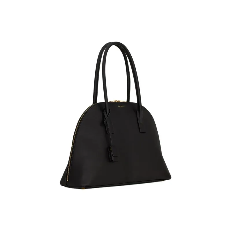 SAINT LAURENT Grain Calfskin Handbag Women's Black-2
