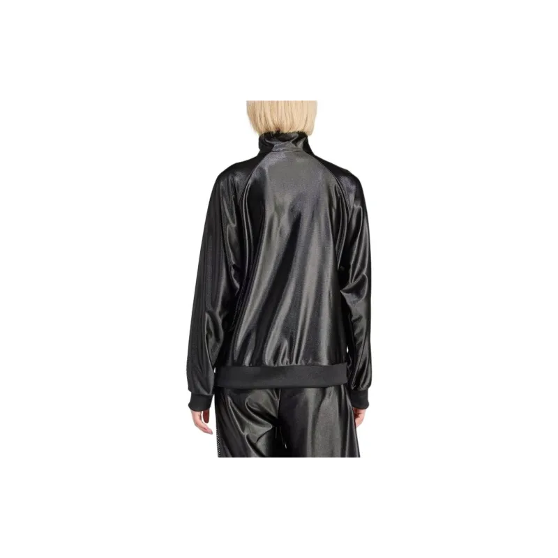 Adidas Originals Embed Three Stripes Track Top Jackets & Coats Women's Black-3