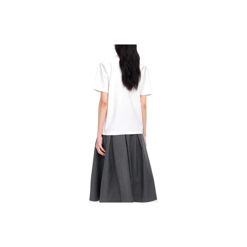 SHUSHUTONG T Shirt Women's White-2