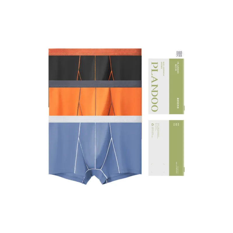 PLANDOO Underpants Men's 3 Pack-3