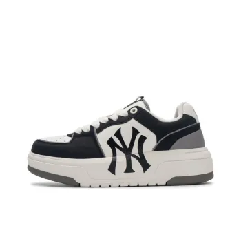 MLB Chunky Liner Anti Slip Wear Resistant Low Top Skateboard Shoes Unisex Black