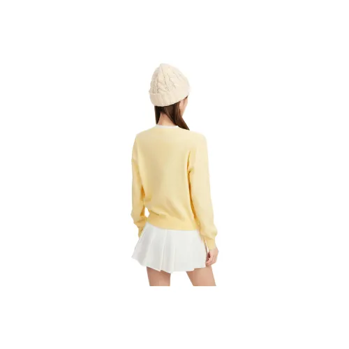EVPGB Knitwear Women's Yellow