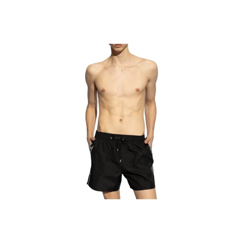 BALMAIN Logo Tape Swim Shorts-1