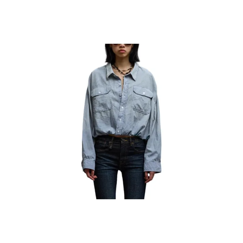 R13 SS24 Shirt Women's Vintage Blue-1