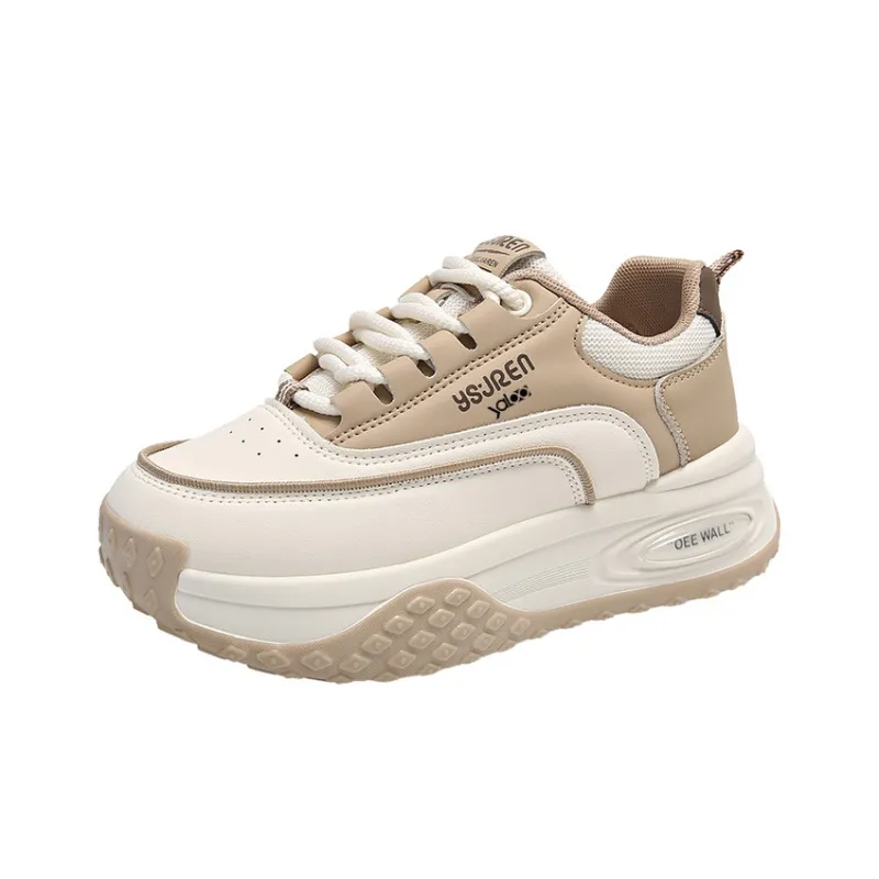 Yalu Abrasion Resistant Height Increasing Slip Resistant Chunky Sneakers Women's-2