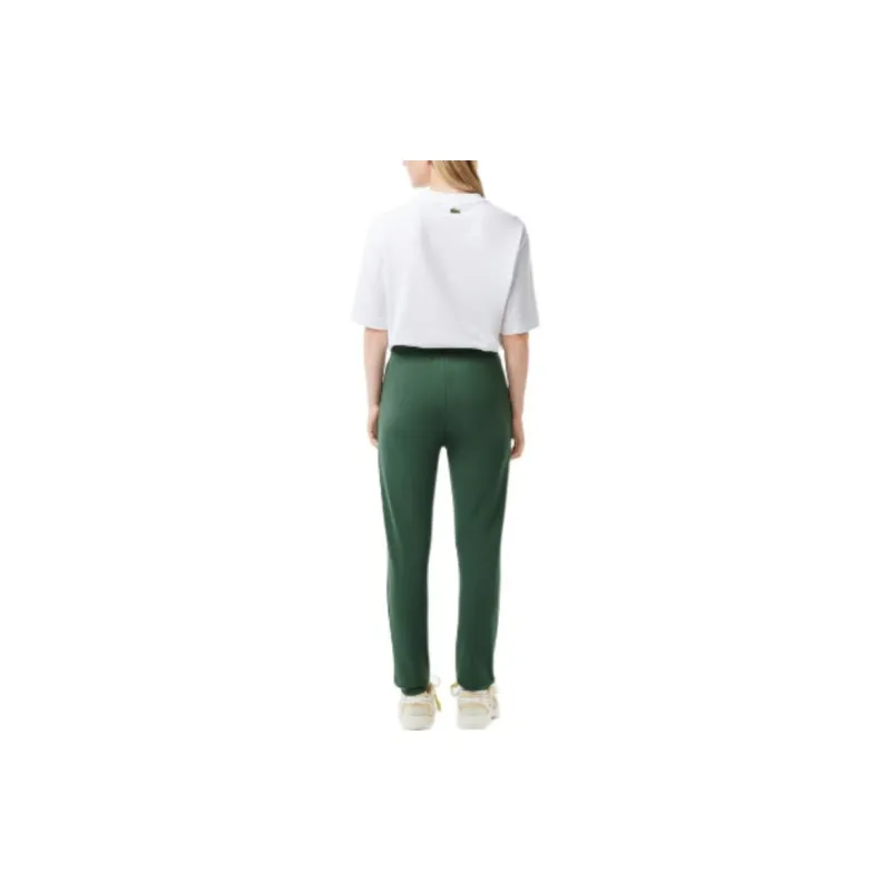 LACOSTE Knitted Sports Pants Women's Dark Green-3