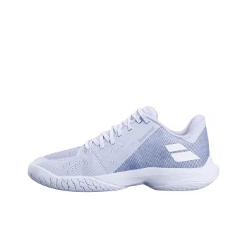 Babolat Cushioning, Wear Resistant Low Top Tennis Shoes Women's Blue White