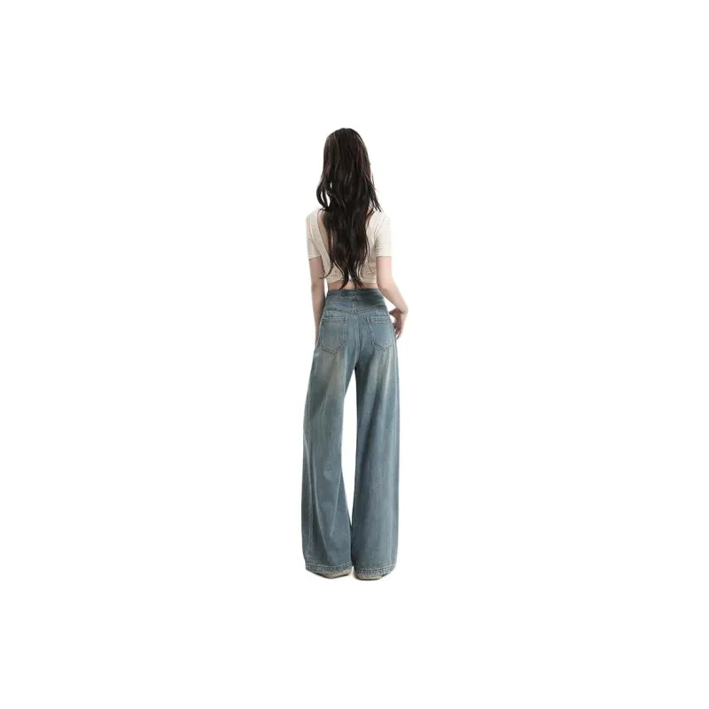 YINLEI Jeans Women's Blue-2