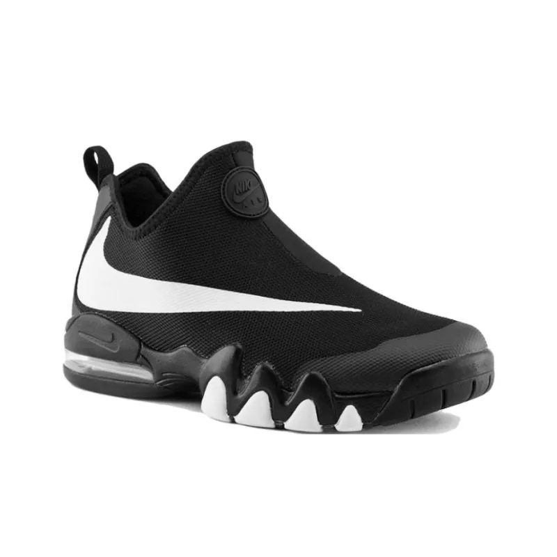 Nike Big Swoosh Anti Slip Wear Resistant Low Top Basketball Shoes Unisex Blue White-1