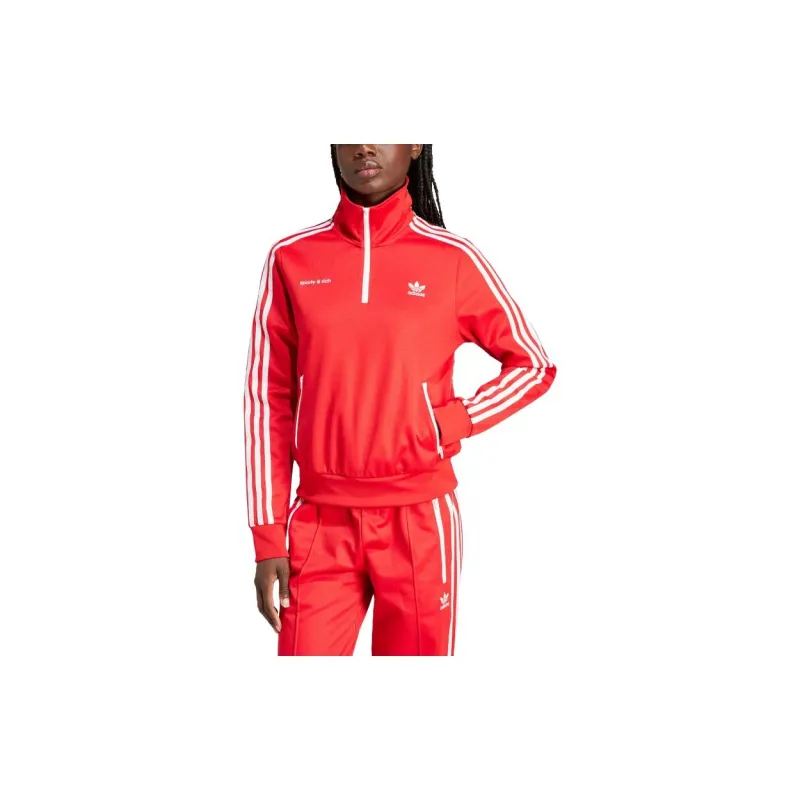 Adidas Originals Sporty & Rich Half Zip Track Jacket-2
