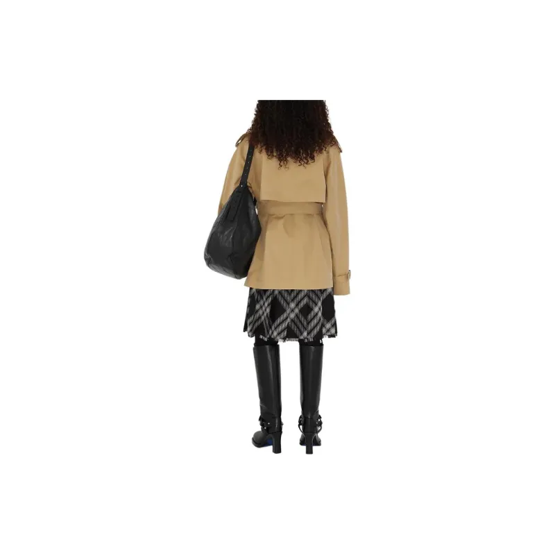 Burberry Cotton Waterproof Trench Coat-4