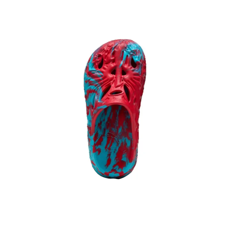 PUMA LaMelo Ball MB.04 Slide Aqua Red-3