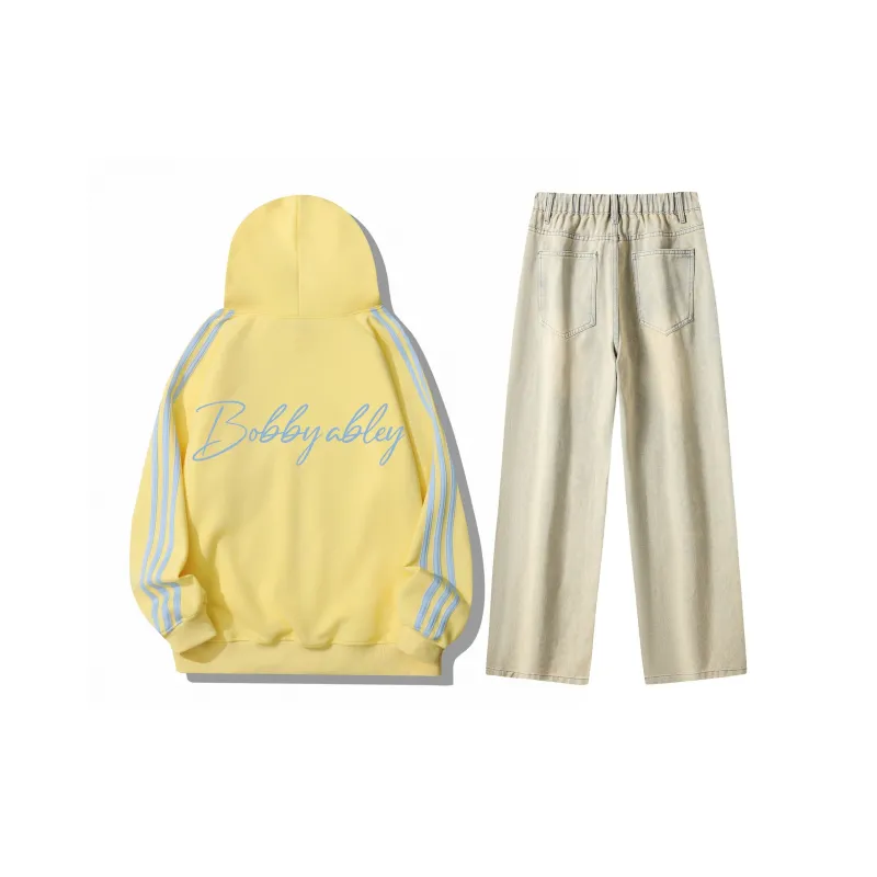 BOBBY ABLEY Sweatshirt Set Unisex Black-90