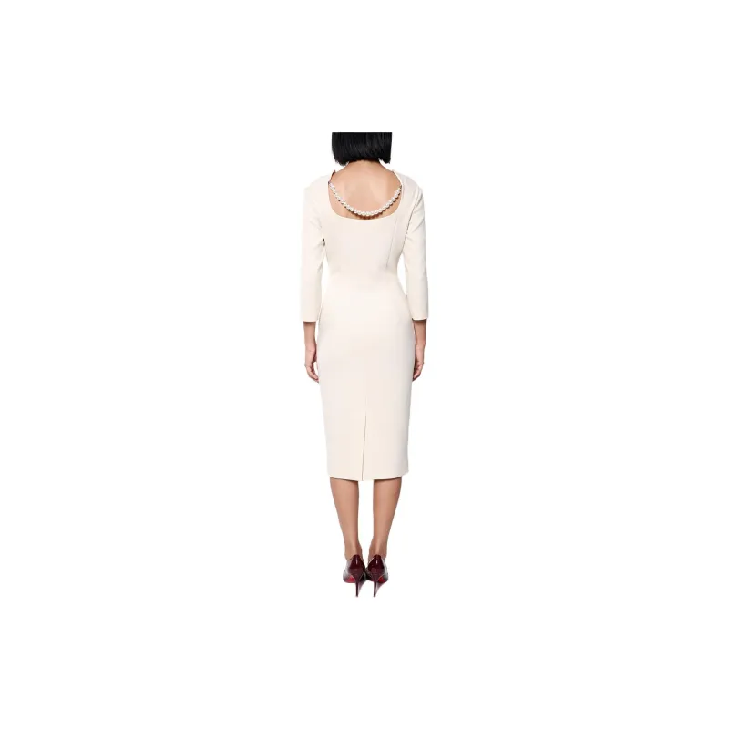 BRAND BY MEI Long Sleeved Dresses Women's Apricot-2