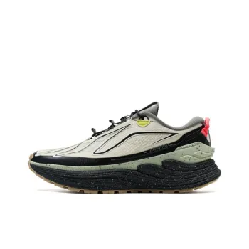 XTEP Wind And Fire Generation 28 Cushioned Slip Resistant Low Top Running Shoes Men's Gray Black Green