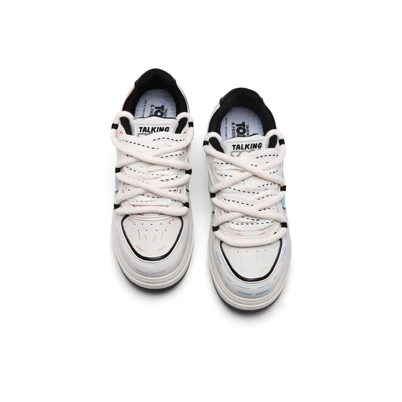 TALKING TOM Slip-Resistant Cushioning Wear-Resistant Low-Top Skateboard Shoes Unisex-25