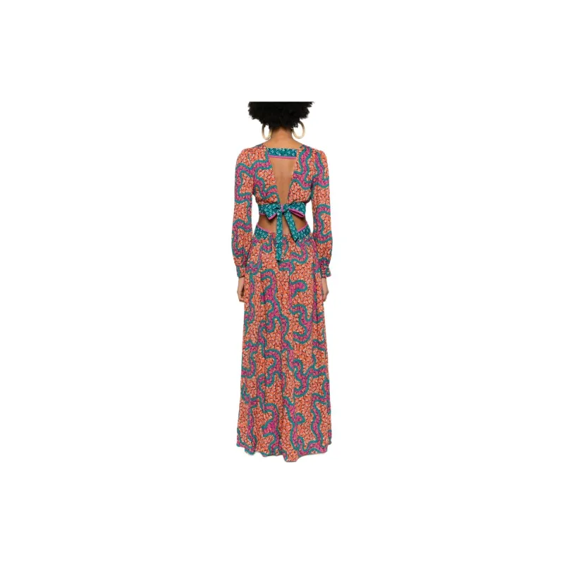 DVF Diane Von Furstenberg Alejandro Graphic-print Maxi Dress-2