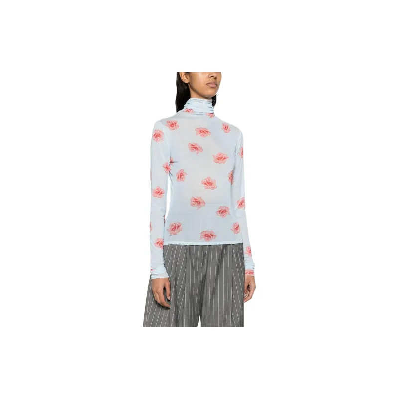 KENZO T Shirt Women's Light Blue-3