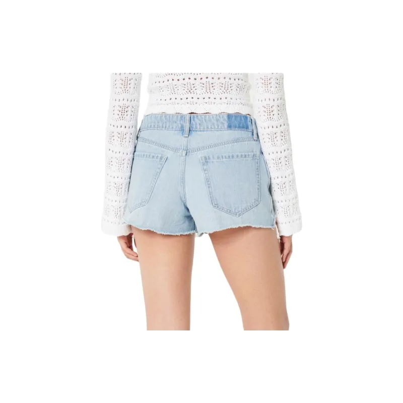 Hollister SS24 Denim Shorts Women's Light Blue-2