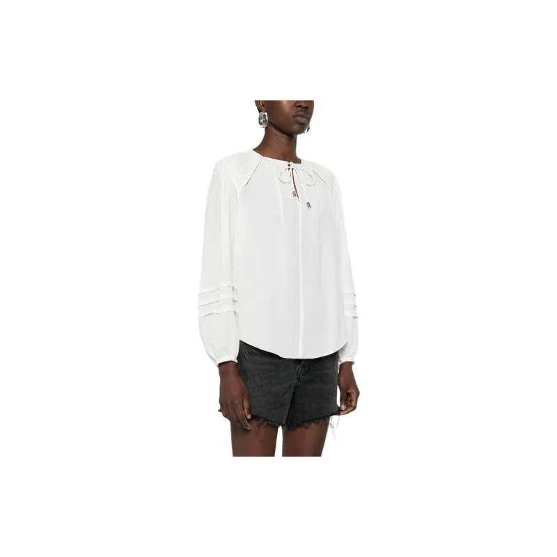 ISABEL MARANT ETOILE Lamaya Crepe Blouse-3