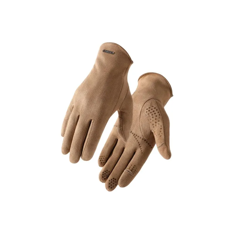 TANLU Riding Equipment Cycling Glove Unisex Suede One Size-6