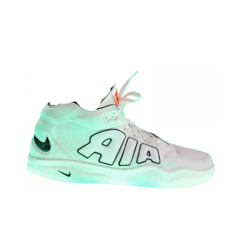 Nike G.T. Hustle 2 'Air More Uptempo' Durable Breathable Low Top Basketball Shoes Men's Cyan-1
