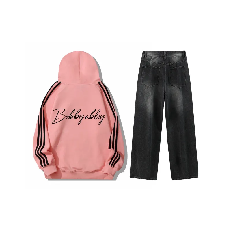 BOBBY ABLEY Sweatshirt Set Unisex Black-33