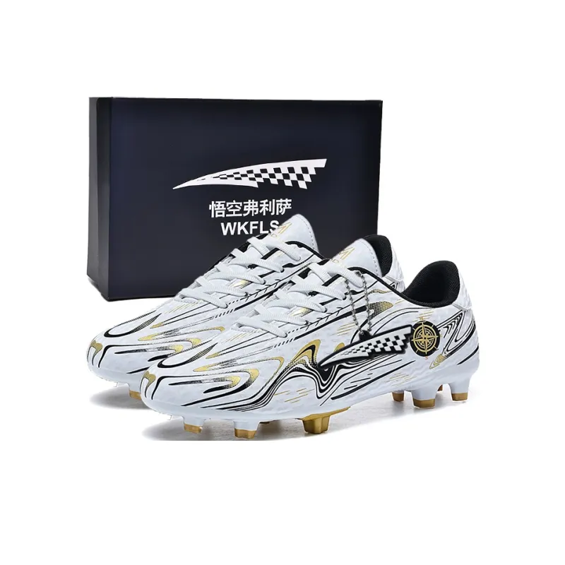 Goku Frieza FG Rubber Long Studs Artificial Ground Cushioned Slip-Resistant Abrasion-Resistant Soccer Shoes Unisex-6