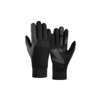 TANLU Riding Equipment Cycling Glove Fishing Sports Running Bicycle Unisex TPU Polar Fleece Black