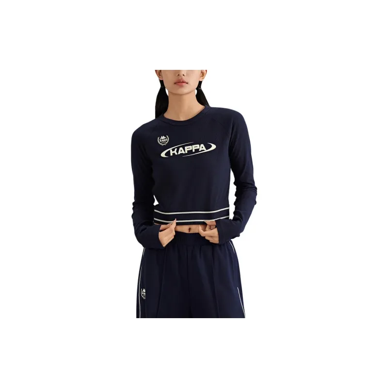 Kappa 1916 Series T Shirt Women's Midnight Blue-2