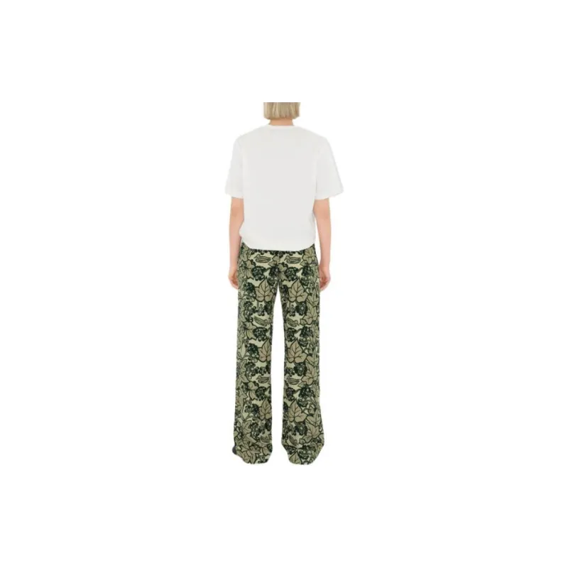 Burberry Graphic print Silk Trousers-3