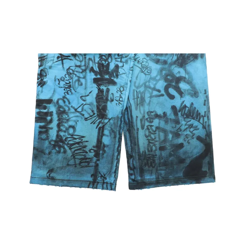 Balenciaga Baggy Knitted Sweatpants Men's Blue-3