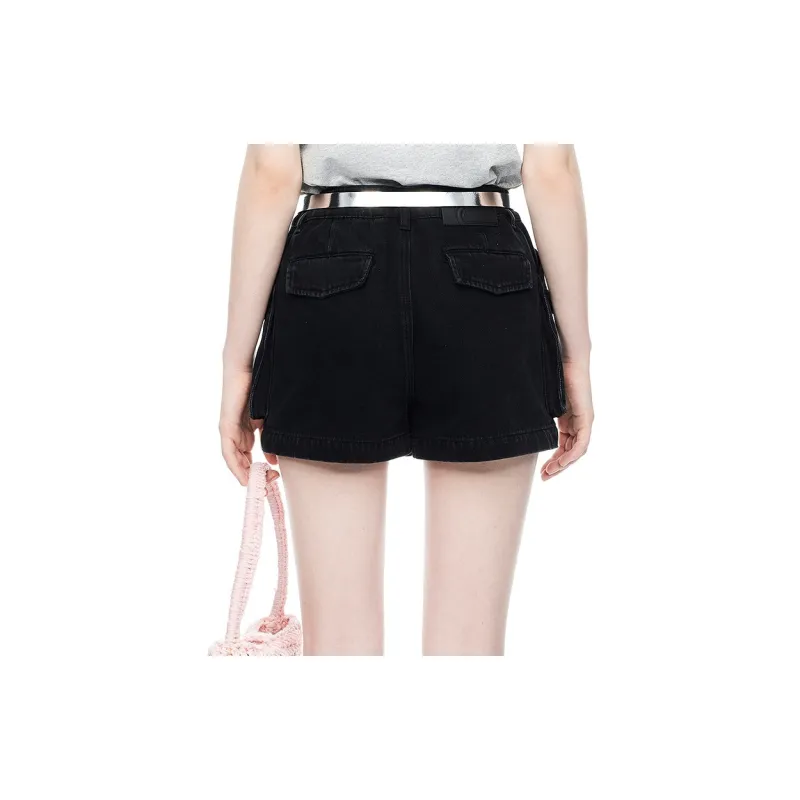 D'zzit Casual Shorts Women's Black-3