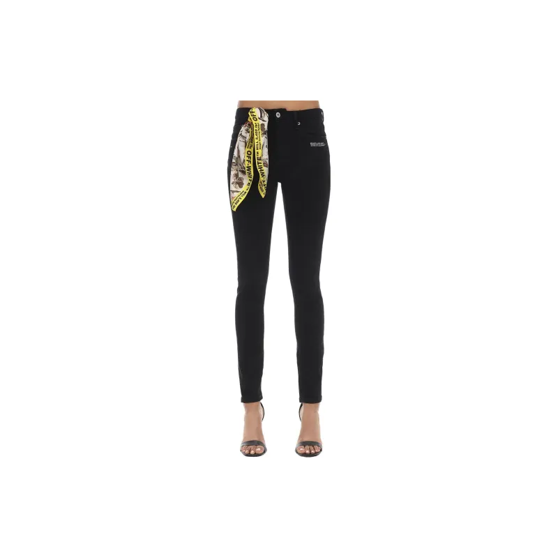 OFF WHITE Jeans Women's Black-1