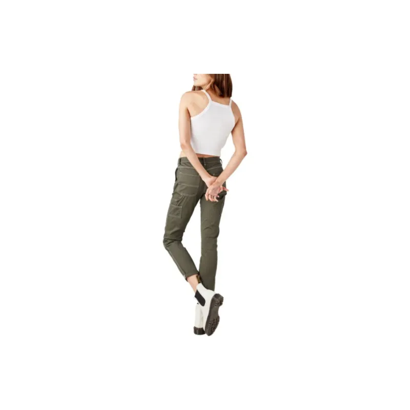 Dickies Cargo Pants Women's Olive Green-2