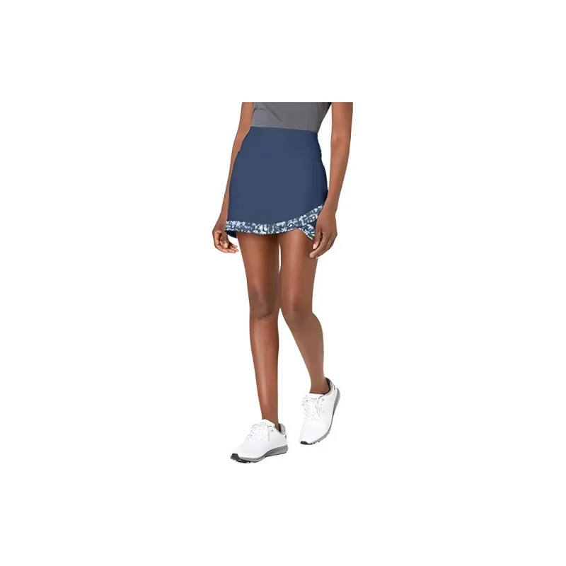 Adidas Ultimate365 Printed Primegreen Skort Casual Short Skirts Women's Marine Blue-1