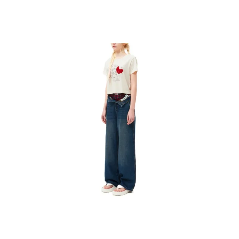 Kirsh FW23 T Shirt Women's Ivory-2