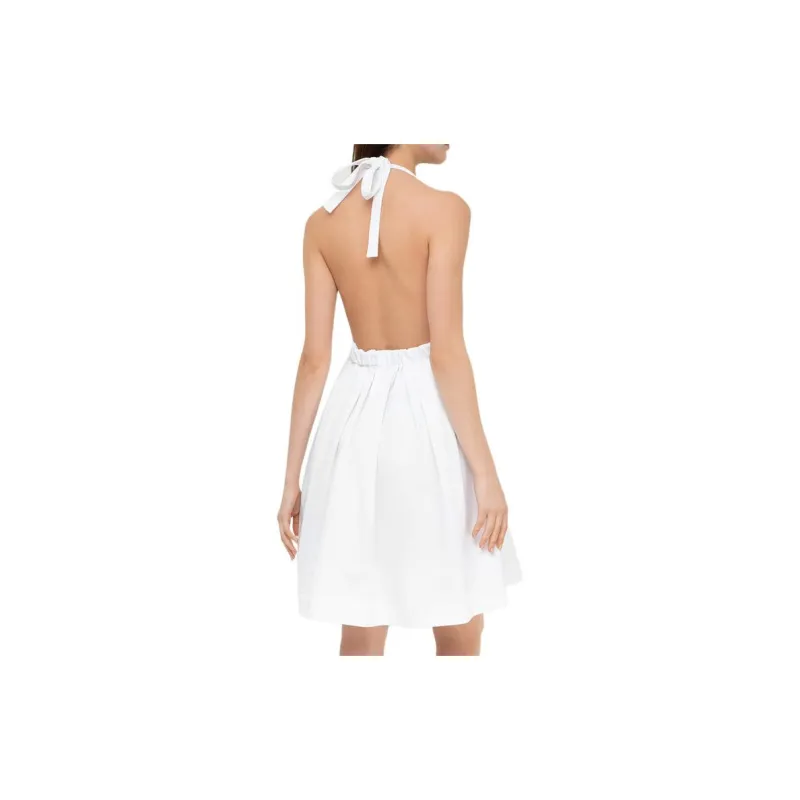 PRADA Slip Dresses Women's White-3