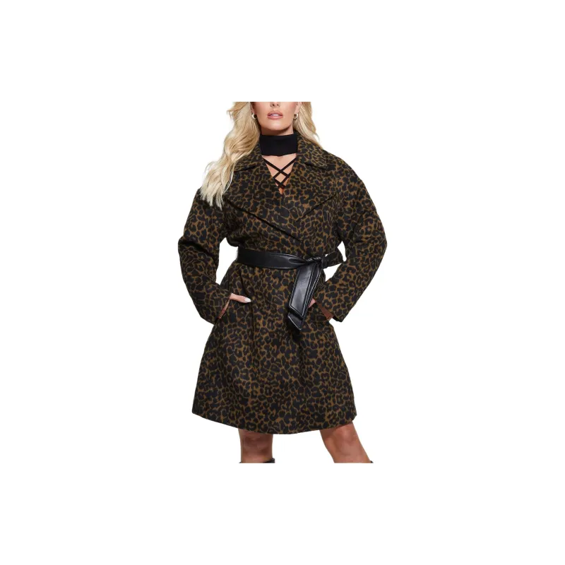GUESS Coats Women's Brown-3