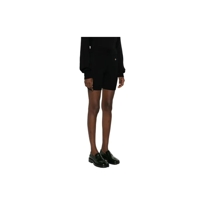 Vivienne Westwood Bea Logo Embroidered Shorts-5