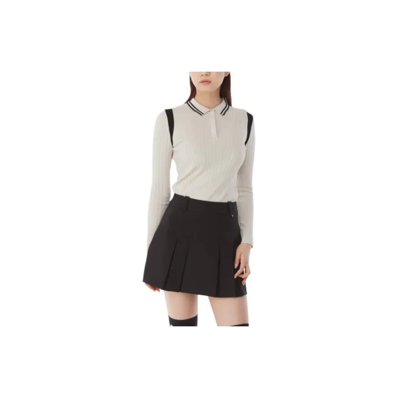 DESCENTE Sweater Women's Light Beige-3