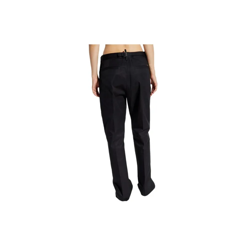 DSQUARED 2 Straight Leg Pleat Detailed Trousers-3