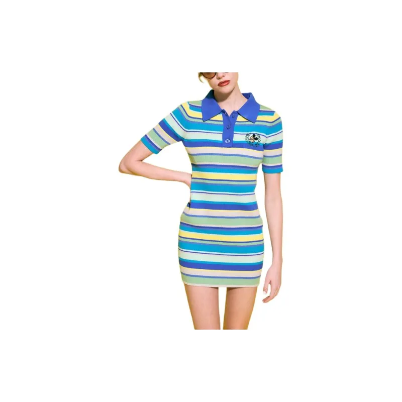 Disney X MOUSSY Disney/Disney Co branded Model Short Sleeved Dresses Women's-4