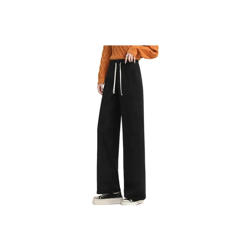 Like The Age Of Water Casual Pants Women's Black-1