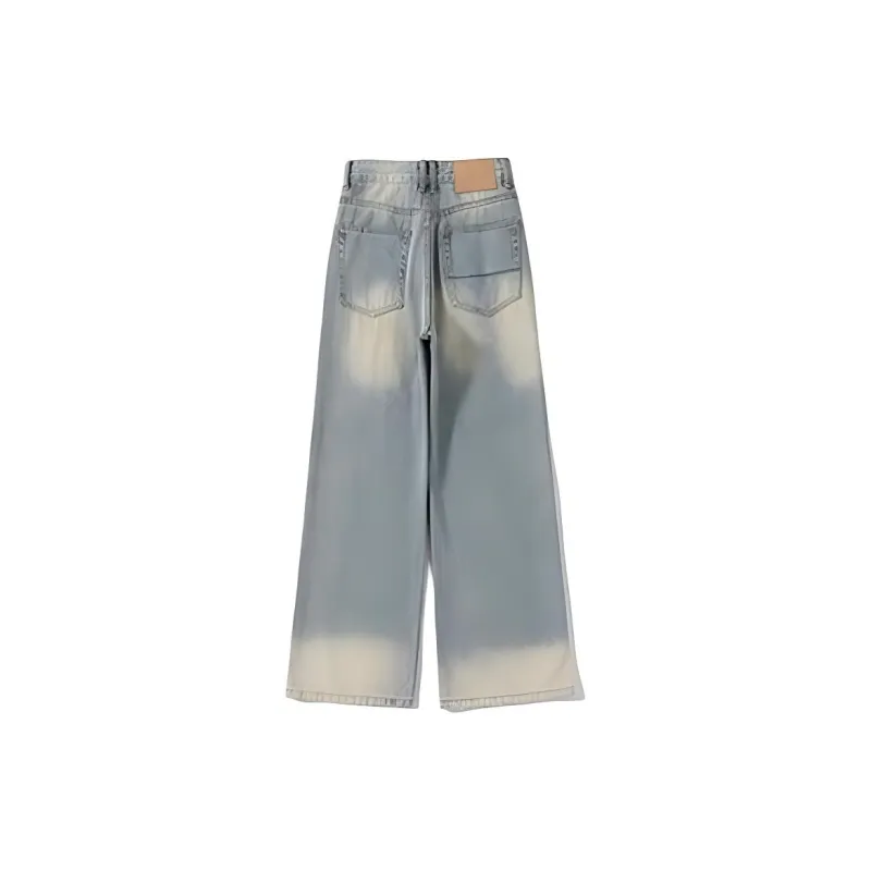 YINLEI Jeans Women's Washed Blue-1