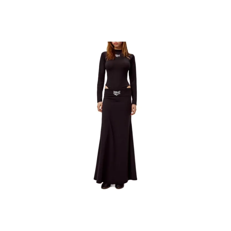 ZARA x Everlast Casual Long Skirts Women's Black-2