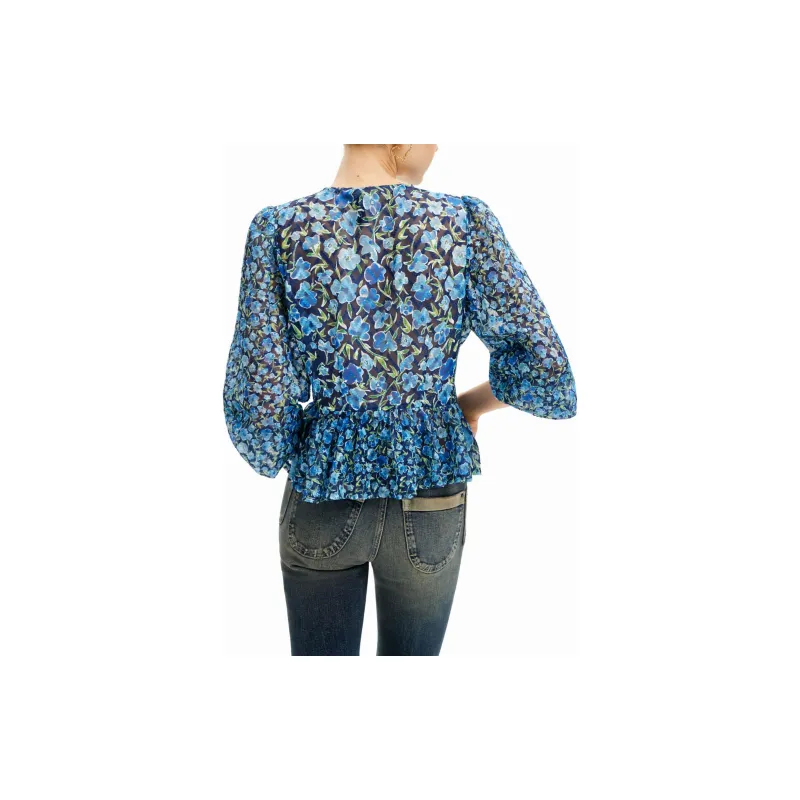 Desigual Shirts Women's Blue-3