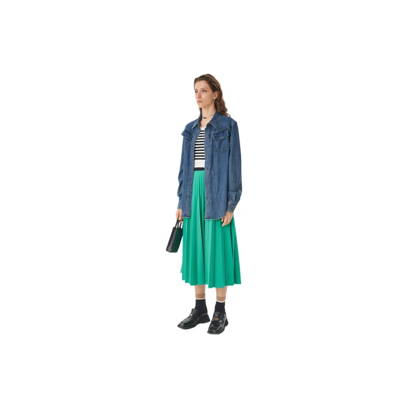 Self Who Casual Long Skirts Women's-5