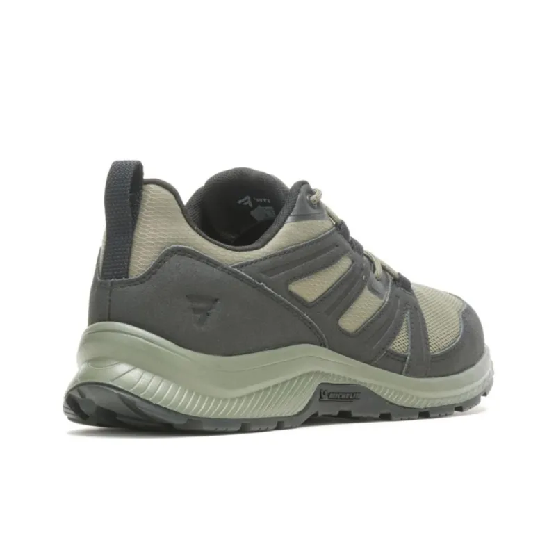BATES Cushioned Slip-Resistant Breathable Low-Top Running Shoes Men's Green Black-4